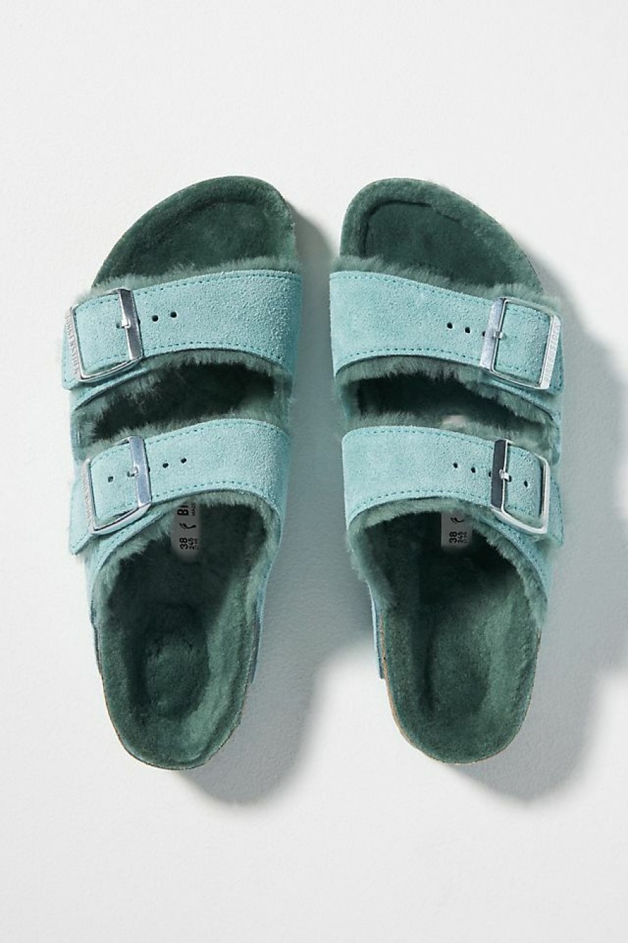 Getaway & Resort Wear * | Top 10 Birkenstock Arizona Shearling-Lined Sandals Light Purple