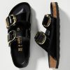 Getaway & Resort Wear * | Wholesale Birkenstock Big Buckle Arizona Patent Leather Sandals Black