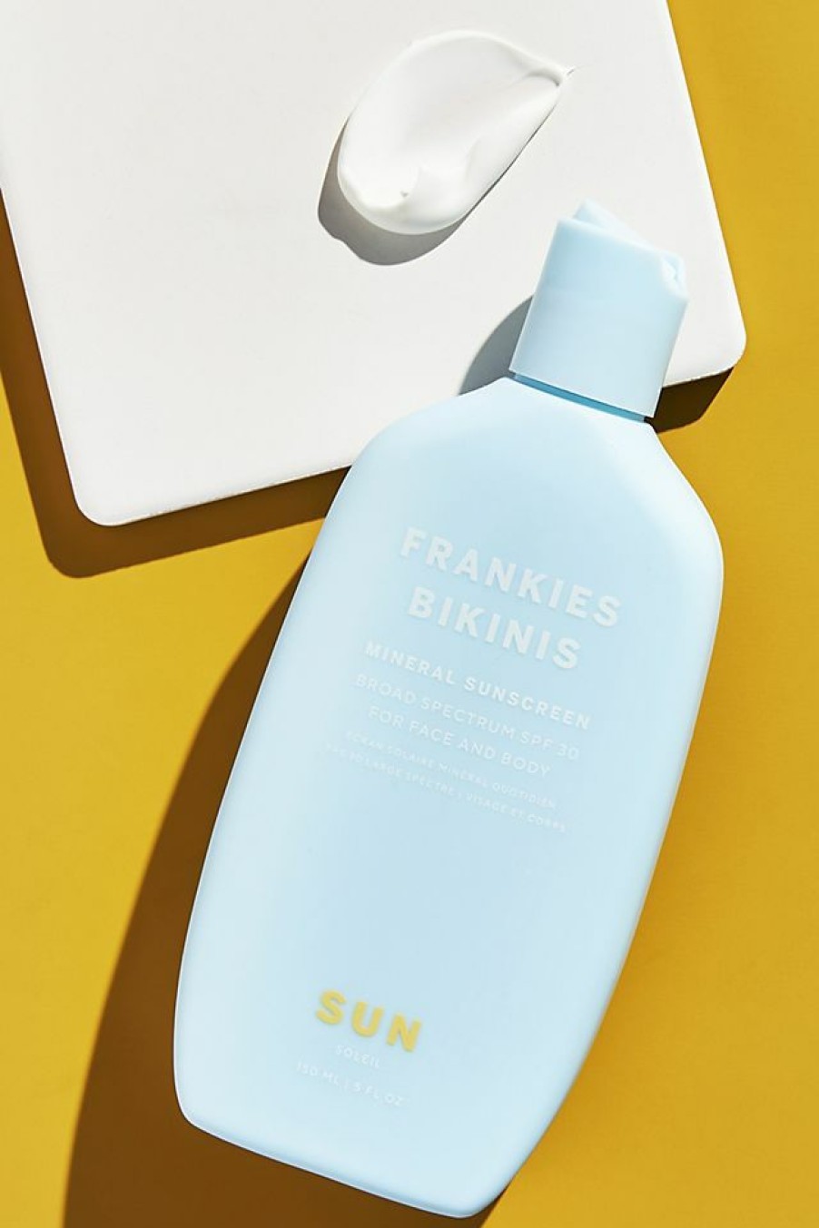 Getaway & Resort Wear * | Discount Frankies Bikinis Everyday Spf 30 Mineral Sunscreen Light Blue