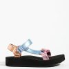 Getaway & Resort Wear * | Promo Teva Midform Universal Sandals Pink Combo