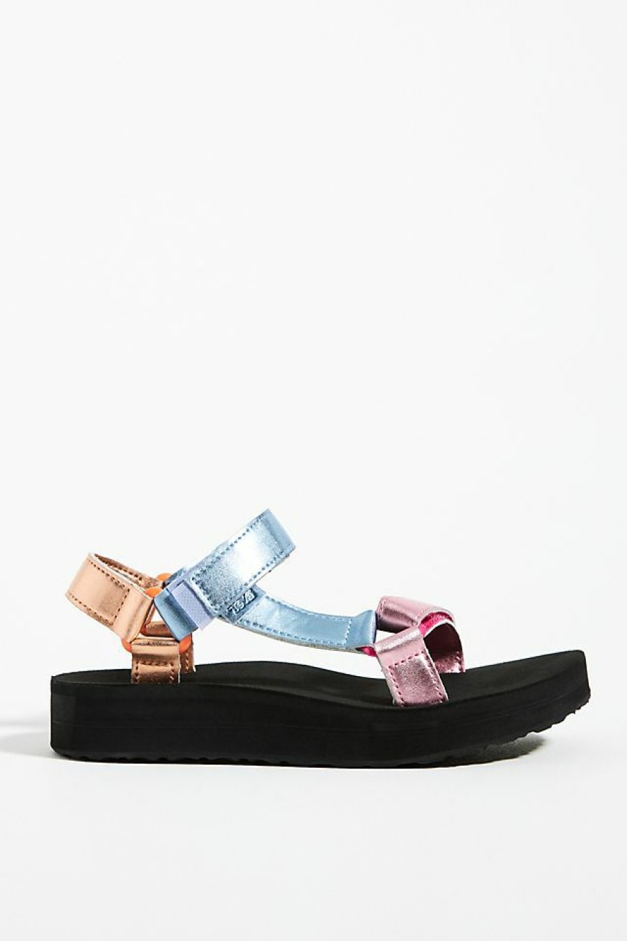 Getaway & Resort Wear * | Promo Teva Midform Universal Sandals Pink Combo