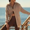 Activewear * | Top 10 Varley Tori Knit Jacket Taupe