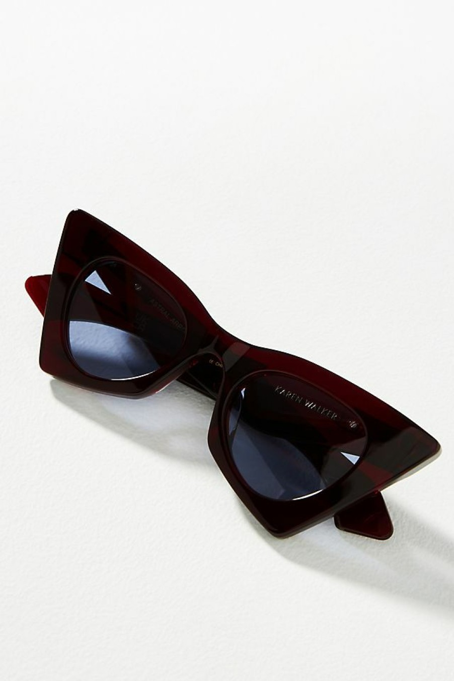 Getaway & Resort Wear * | Hot Sale Karen Walker Astral Sunglasses Wine