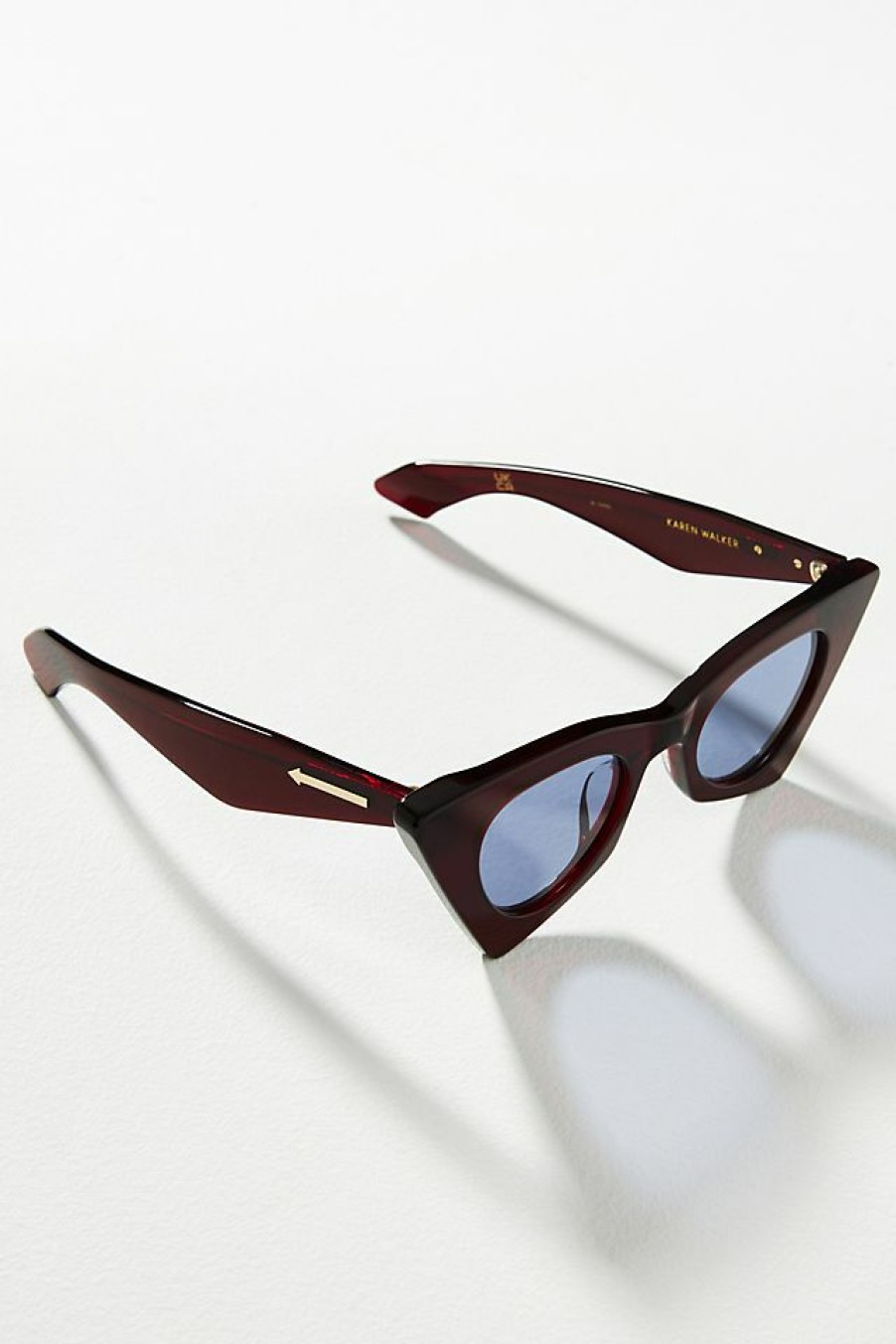 Getaway & Resort Wear * | Hot Sale Karen Walker Astral Sunglasses Wine