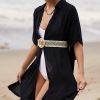 Getaway & Resort Wear * | Brand New Lspace Anita Cover-Up Black