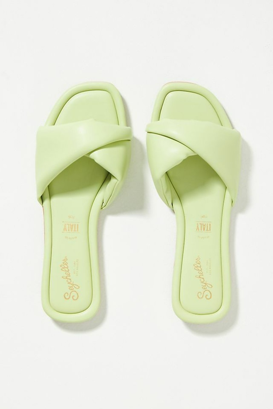 Getaway & Resort Wear * | Discount Seychelles Breath Of Fresh Air Puffy Sandals Moss