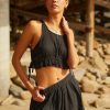 Getaway & Resort Wear * | Budget By Anthropologie High-Waisted Shorts Black