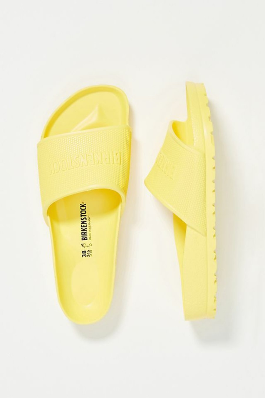 Getaway & Resort Wear * | Cheap Birkenstock Barbados Slide Sandals Yellow