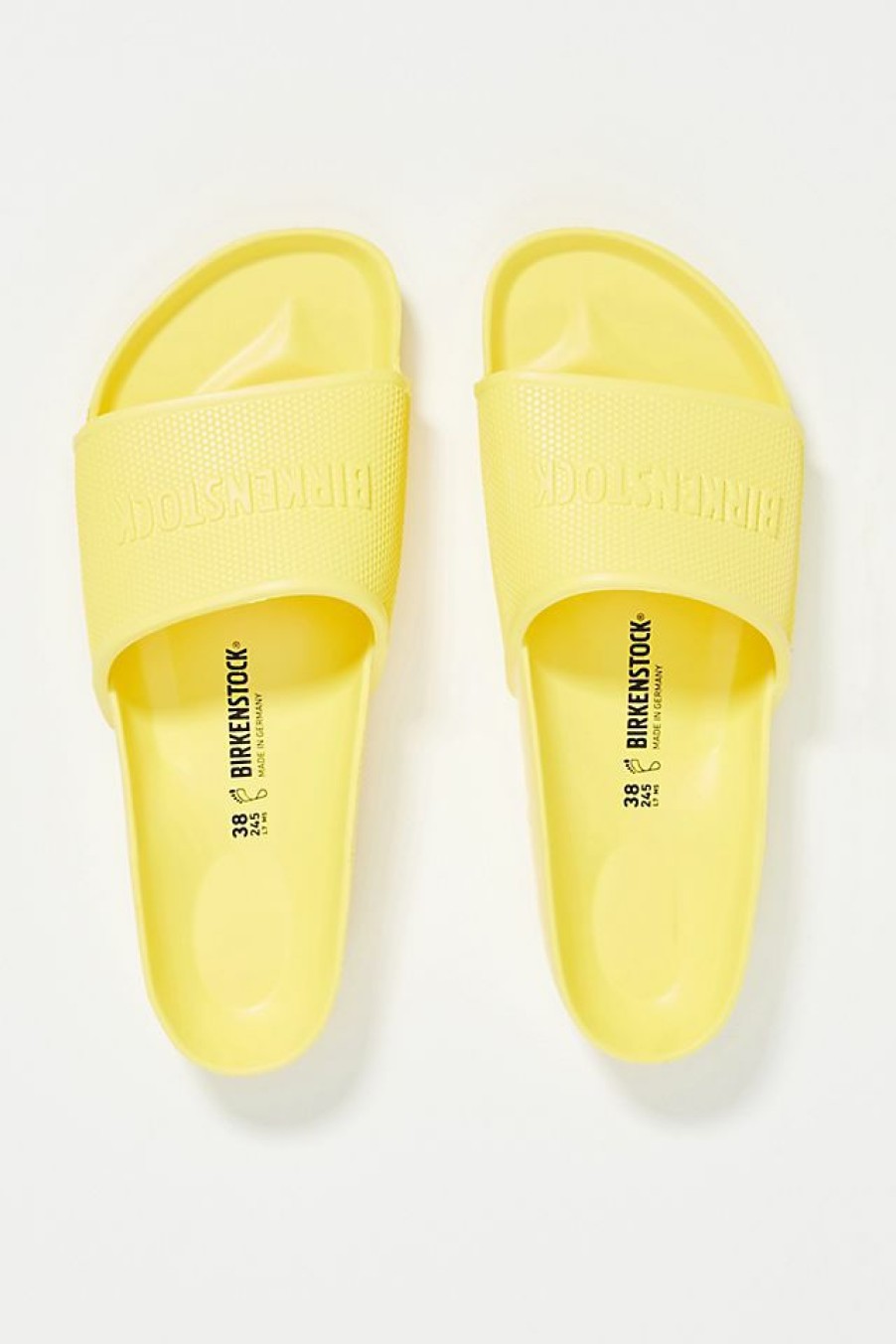 Getaway & Resort Wear * | Cheap Birkenstock Barbados Slide Sandals Yellow