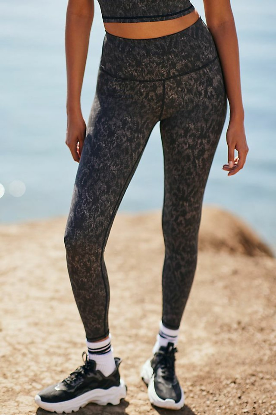 Activewear * | Budget Varley Let'S Go High-Rise Leggings Dark Grey