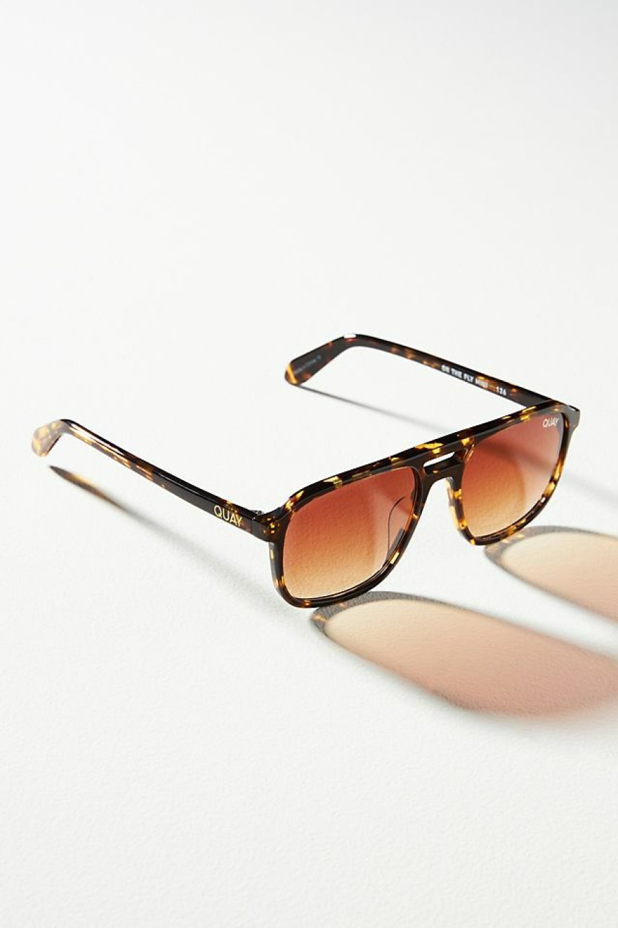 Getaway & Resort Wear * | Outlet Quay On The Fly Mini Sunglasses Yellow