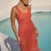 Getaway & Resort Wear * | Coupon Seafolly Marrakesh Cover-Up Bright Red