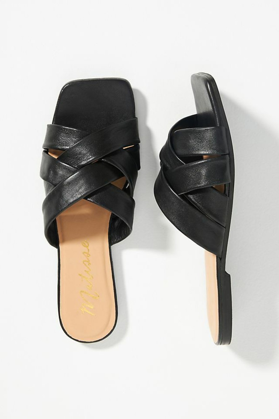 Getaway & Resort Wear * | Wholesale Matisse Pressure Slide Sandals Black