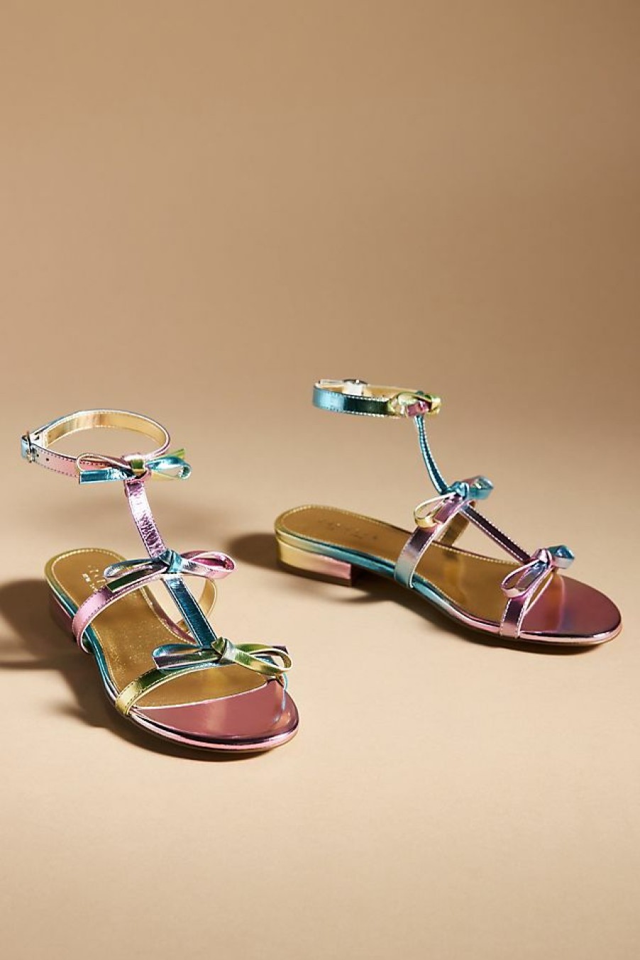 Getaway & Resort Wear * | Deals Cecelia Ny Anna Bow Sandals Assorted