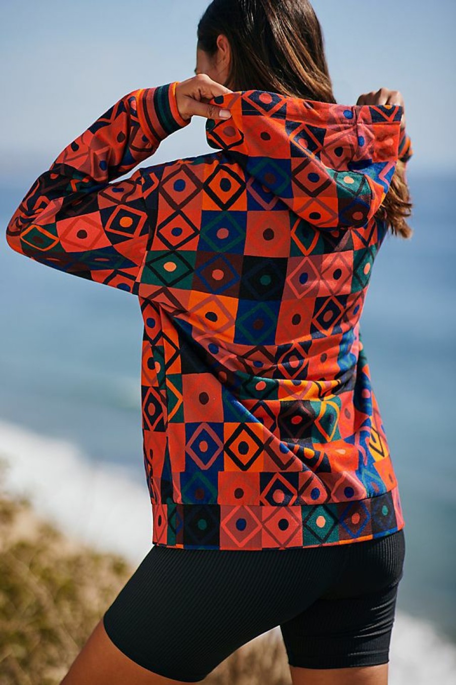 Activewear * | Best Pirce Farm Rio Terry Long-Sleeve Hoodie Novelty