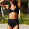 Getaway & Resort Wear * | Deals Armantia Vera Sweetheart Bikini Top Black