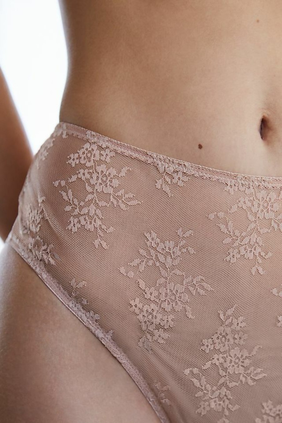 Intimates & Lingerie * | Deals Journelle High-Waisted Briefs Peach