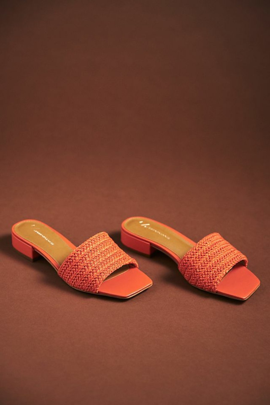 Getaway & Resort Wear * | Hot Sale Maeve Mule Sandals Orange