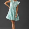 Getaway & Resort Wear * | Top 10 Roller Rabbit Tezza Pippa Dress Sky