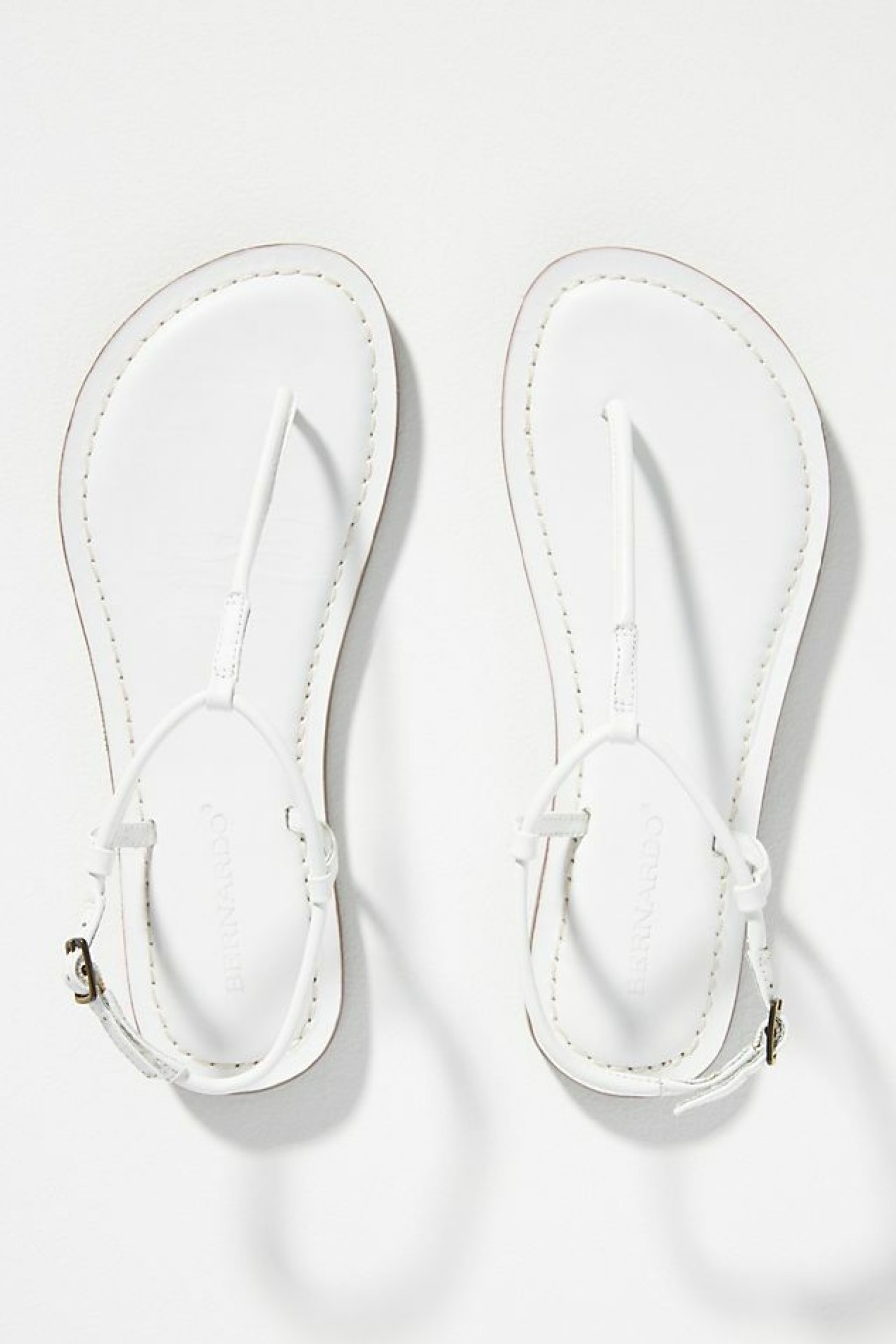 Getaway & Resort Wear * | Top 10 Bernardo Lilly Sandals White