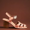 Getaway & Resort Wear * | Discount Vicenza Fisherman Heel Sandals Peach