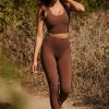 Activewear * | Hot Sale Varley Let'S Go Pocket 25 2.0 Leggings Brown