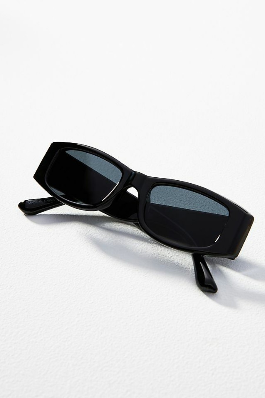 Getaway & Resort Wear * | Buy I-Sea Neo Rectangle Sunglasses Black