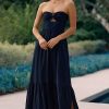 Getaway & Resort Wear * | Best Sale Lspace Melody Strapless Maxi Dress Black