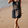 Getaway & Resort Wear * | Cheap By Anthropologie Fringe Mini Dress Black