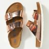 Getaway & Resort Wear * | New Birkenstock Arizona Sandals Gold