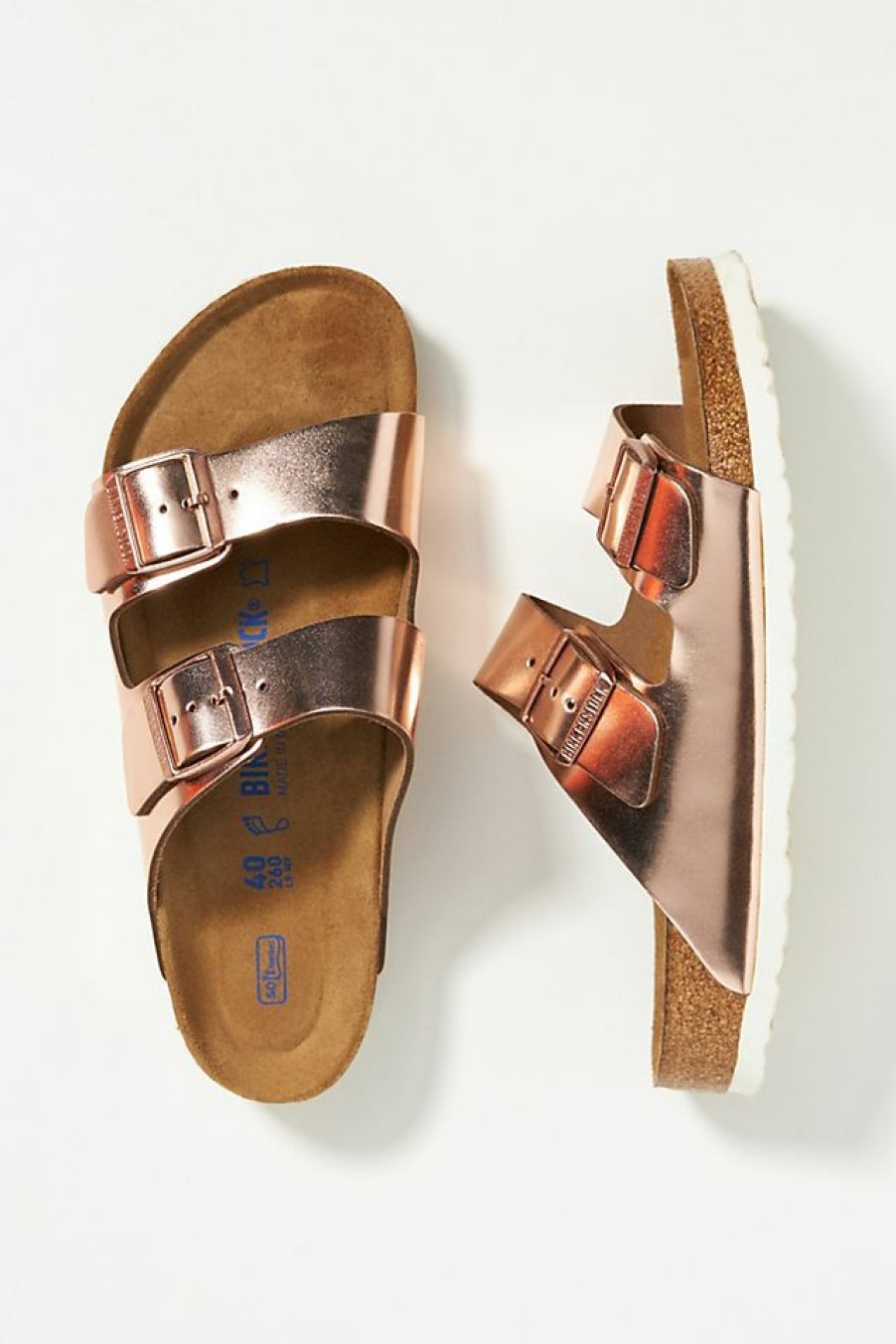 Getaway & Resort Wear * | New Birkenstock Arizona Sandals Gold