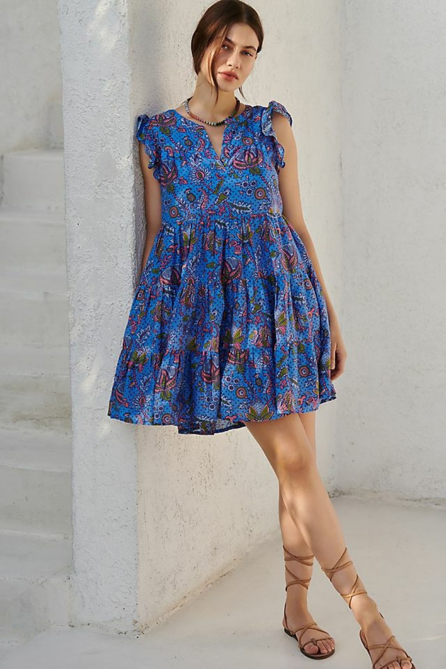 Getaway & Resort Wear * | New Roller Rabbit Pippa Dress Blue