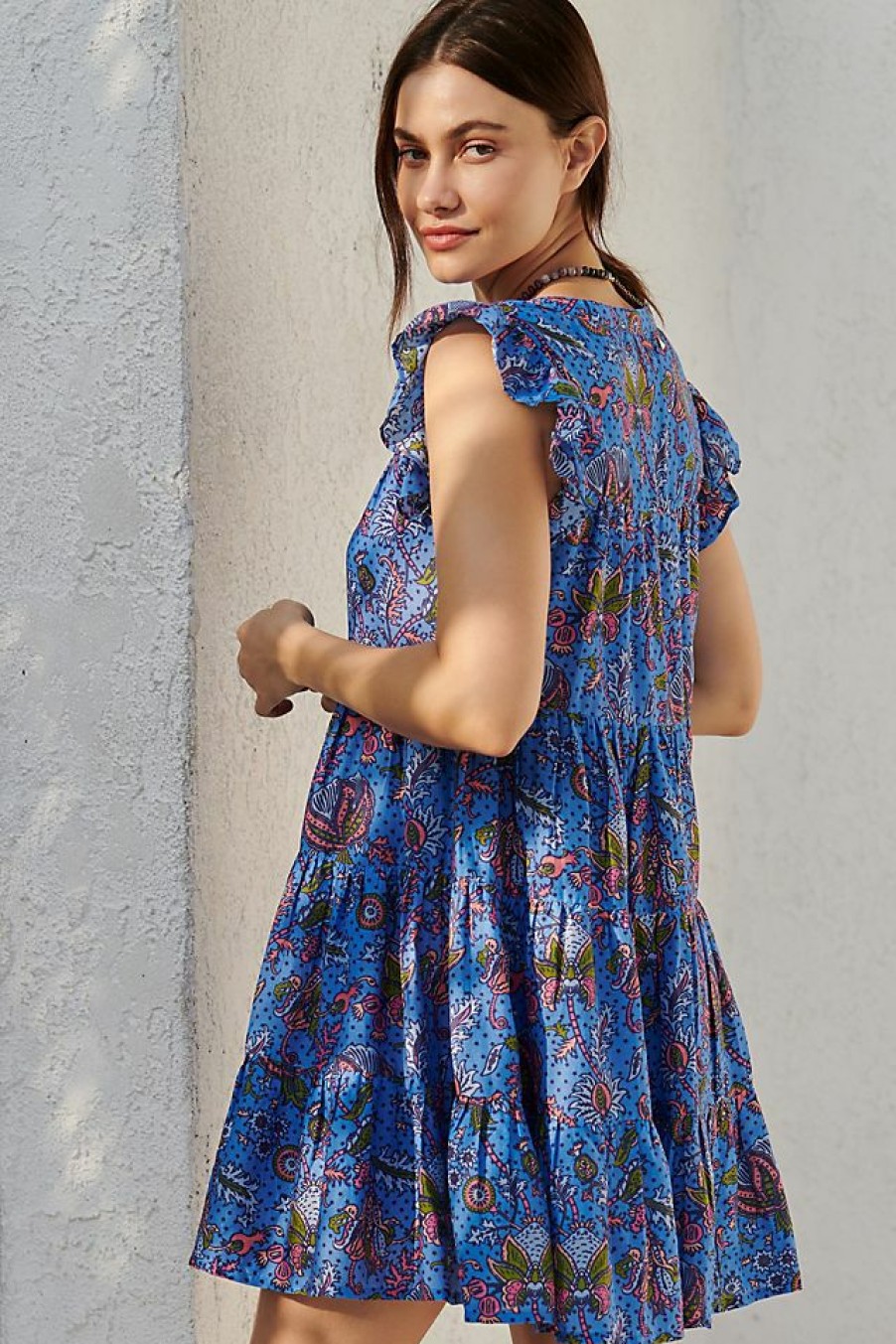 Getaway & Resort Wear * | New Roller Rabbit Pippa Dress Blue