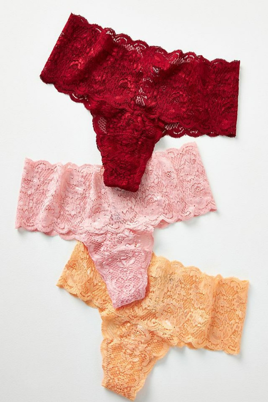 Intimates & Lingerie * | Budget Cosabella Comfie Lace Thongs Novelty