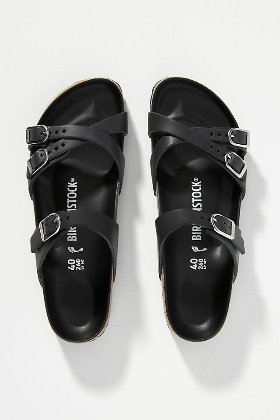 Getaway & Resort Wear * | Flash Sale Birkenstock Franca Hex Sandals Black