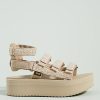 Getaway & Resort Wear * | Deals Teva Mevia Platform Sandals Neutral