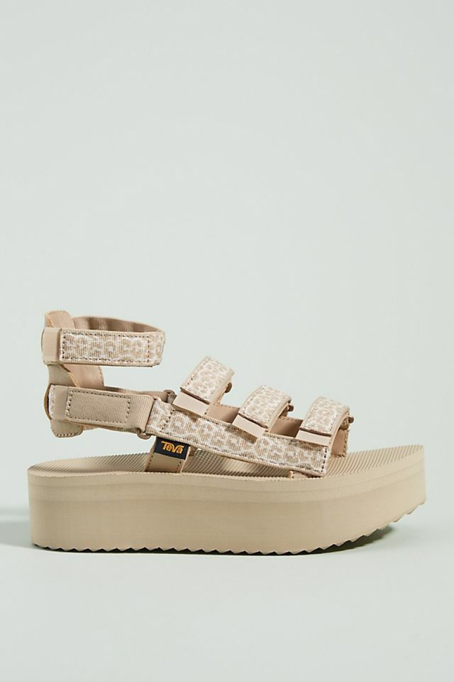 Getaway & Resort Wear * | Deals Teva Mevia Platform Sandals Neutral