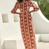 Getaway & Resort Wear * | Flash Sale Encantadore Renata Terraguer Linen Maxi Dress Mango