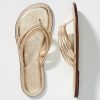 Getaway & Resort Wear * | Best Deal Bernardo Miami Sandals Gold