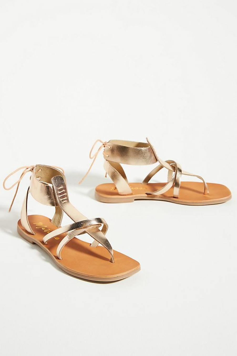 Getaway & Resort Wear * | New Matisse Lay Up Gladiator Sandals Gold