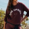 Activewear * | Flash Sale The Upside Sid Crewneck Wine