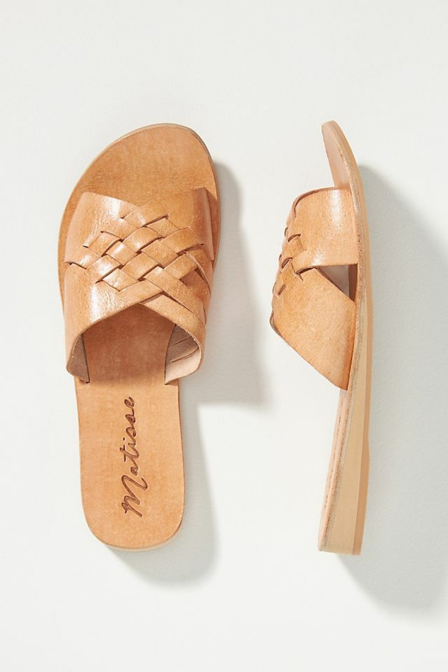 Getaway & Resort Wear * | Top 10 Matisse Azul Slide Sandals Neutral