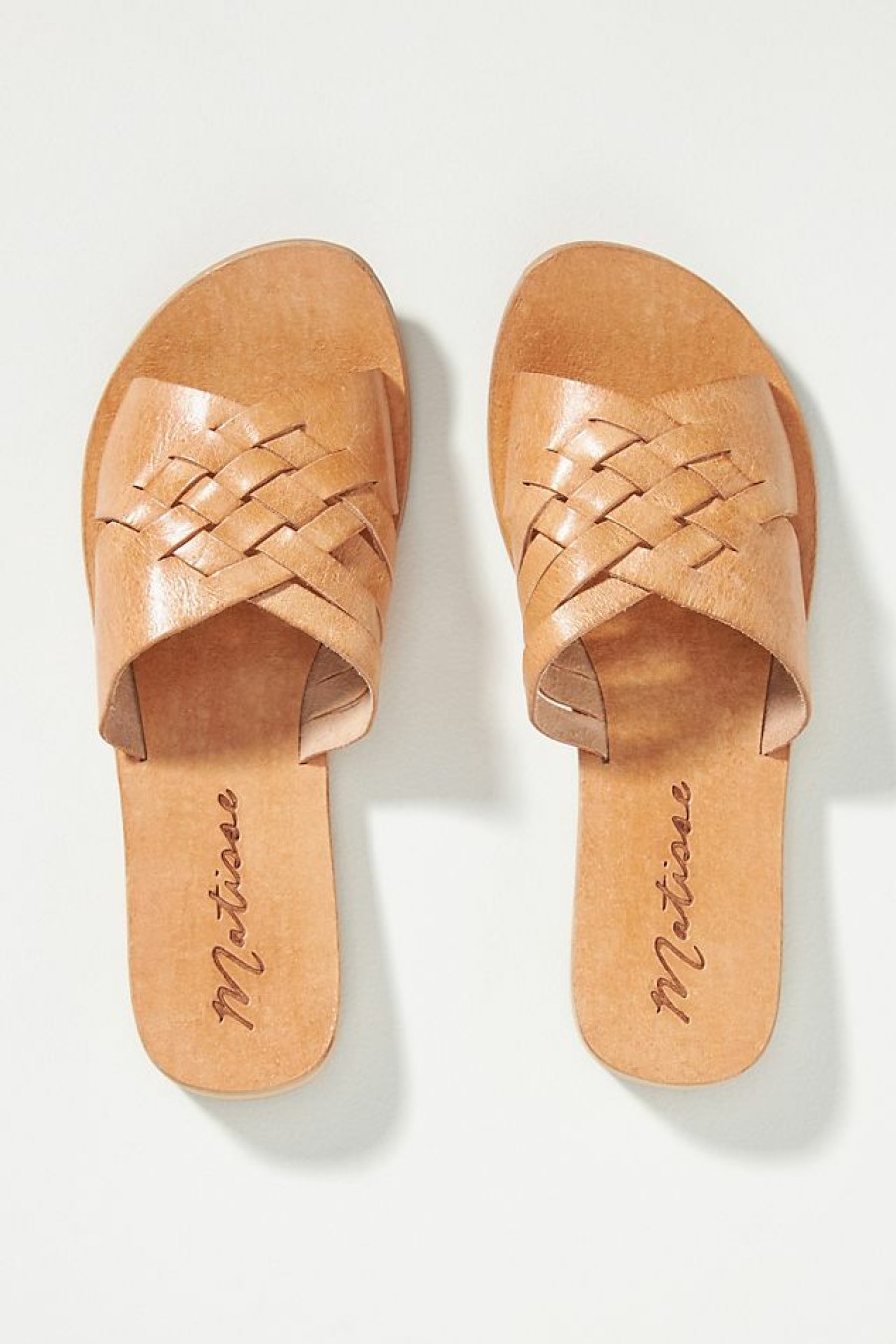 Getaway & Resort Wear * | Top 10 Matisse Azul Slide Sandals Neutral