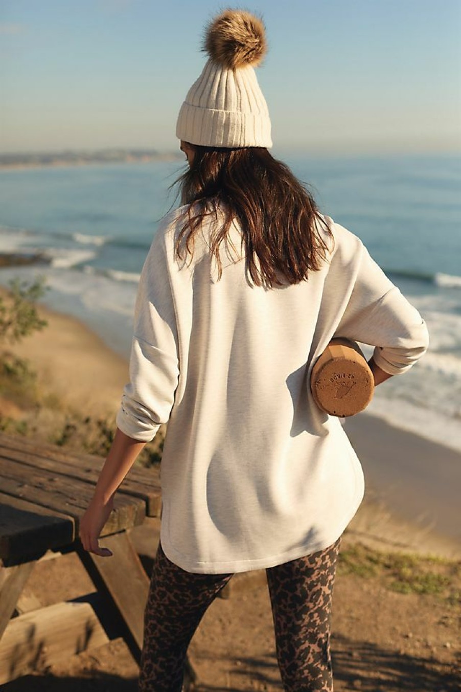 Activewear * | Coupon Varley Bay Sweatshirt Ivory