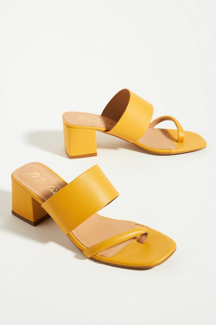 Getaway & Resort Wear * | Best Pirce Matisse Fade Heeled Sandals Orange