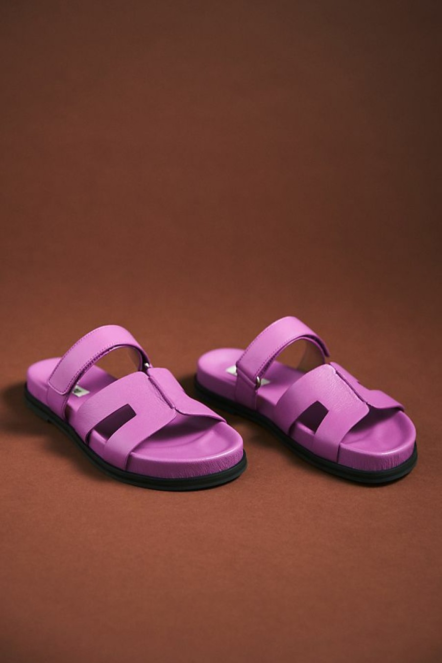 Getaway & Resort Wear * | Cheap Bibi Lou Cut-Out Slide Sandals Purple