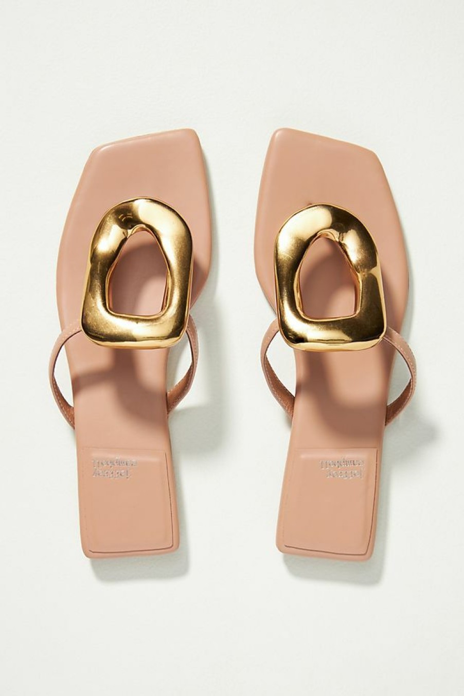 Getaway & Resort Wear * | Deals Jeffrey Campbell Linques Sandals Neutral