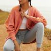 Activewear * | Best Deal The Upside Hanna Cardigan Sweater Pink