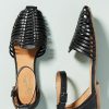 Getaway & Resort Wear * | Best Pirce Seychelles Bits N' Pieces Woven Flats Black