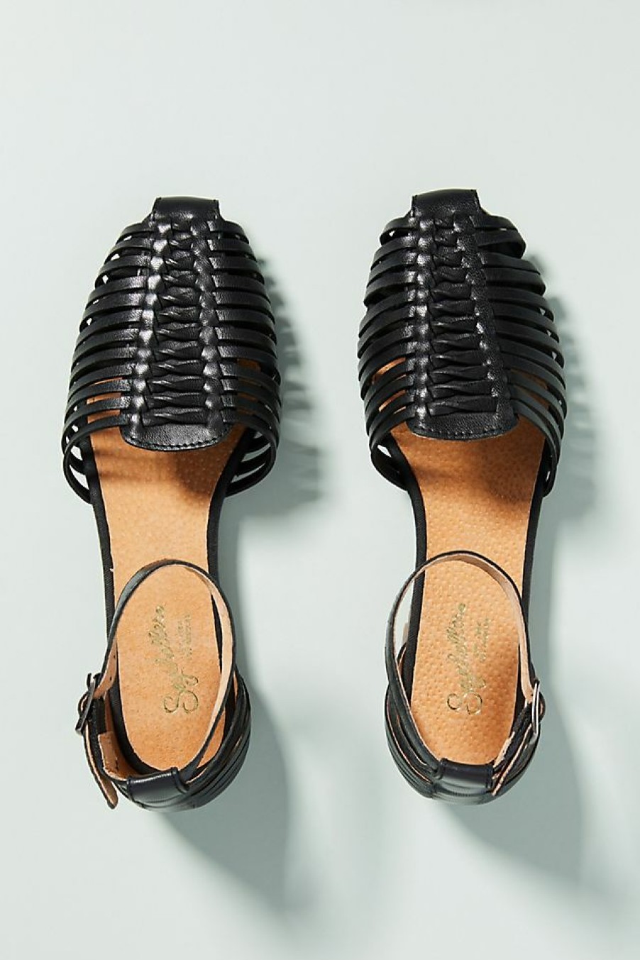 Getaway & Resort Wear * | Best Pirce Seychelles Bits N' Pieces Woven Flats Black